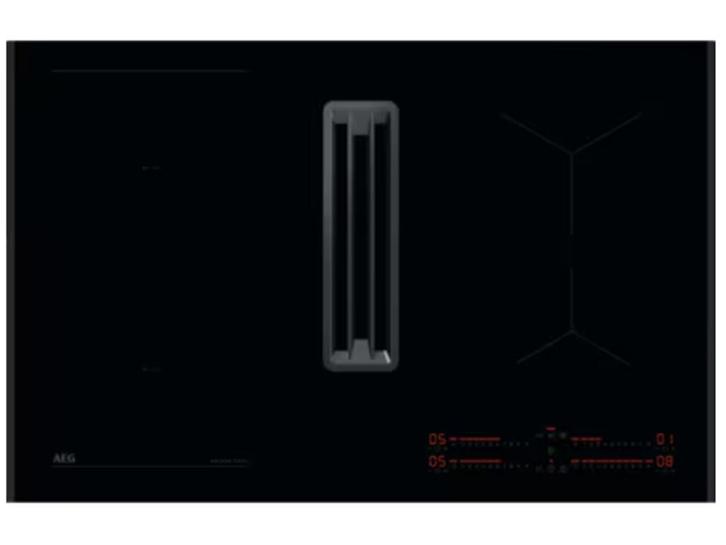 AEG XCB6845AB - Inductie kookplaat met geïntegreerde, Elektronische apparatuur, Kookplaten, Zo goed als nieuw, Verzenden