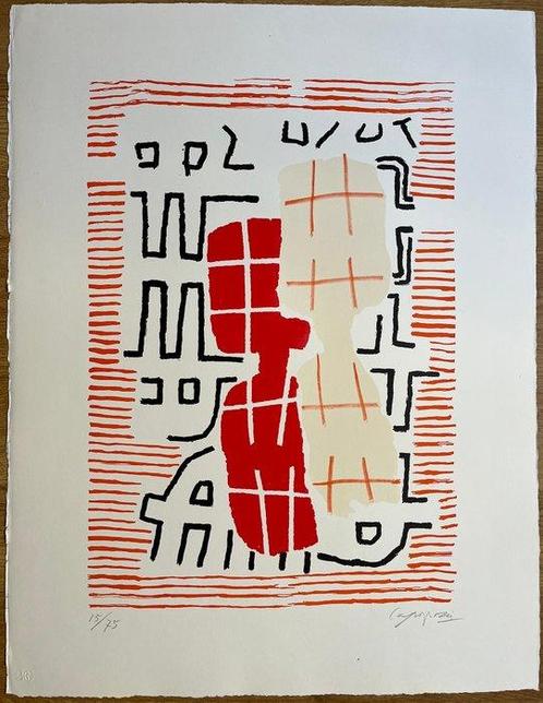 Giuseppe Capogrossi (1900-1972) - Senza titolo, Antiek en Kunst, Antiek | Overige Antiek