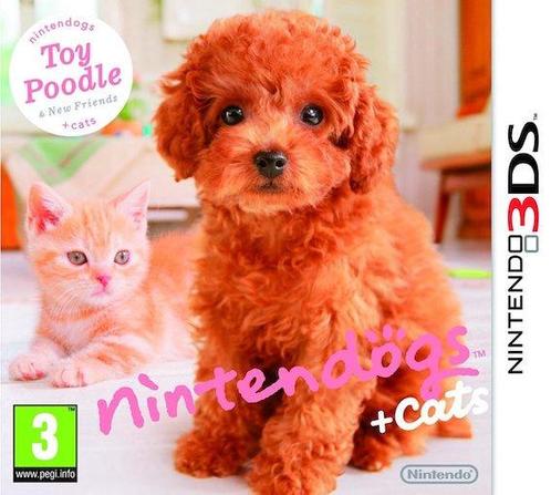 Nintendogs + Cats Toy Poedel & Nieuwe Vrienden (3DS Games), Games en Spelcomputers, Games | Nintendo 2DS en 3DS, Nieuw, Ophalen of Verzenden