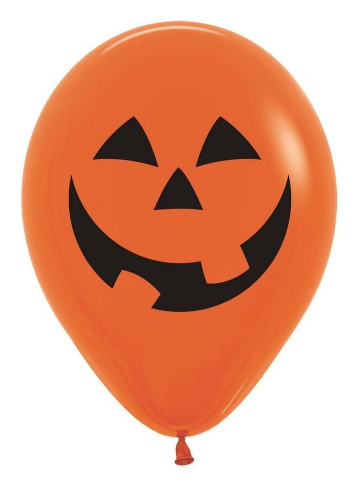 Ballonnen Pumpkin Orange 30cm 25st, Hobby en Vrije tijd, Feestartikelen, Nieuw, Verzenden