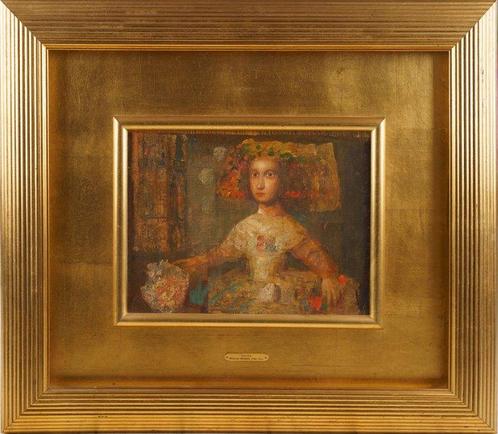 Mersad Berber (1940-2012) - Infanta, Antiek en Kunst, Kunst | Schilderijen | Klassiek