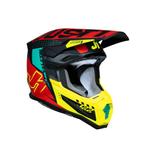 Just1 J-22 F Falcon Helmet – Fluo Red/Yellow/Black Crosshelm, Verzenden, Nieuw met kaartje