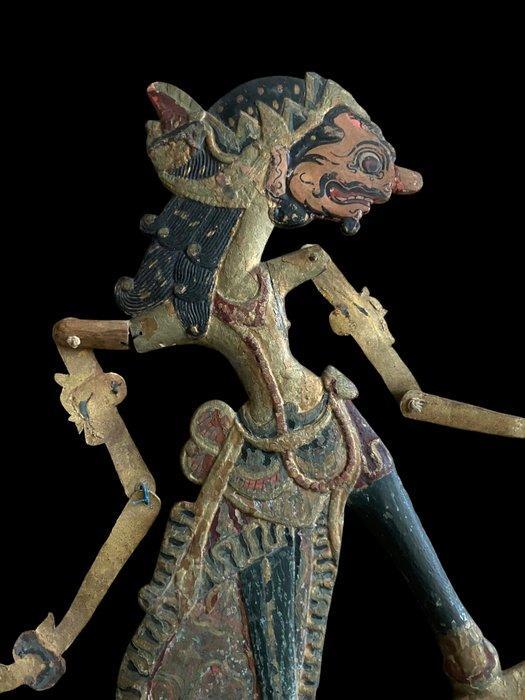 Marionet (2) - Wayang Klitik - Hout, Leder - 1920-1930, Antiek en Kunst, Kunst | Niet-Westerse kunst