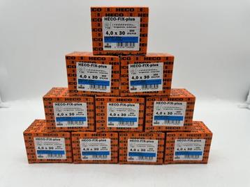 Veiling -  Heco schroeven 2000 stuks 4,0x30mm (T15) verzinkt