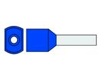 Twin Draad Ferrule 16mm² Blauw DIN Geïsoleerd - 727560 [50, Doe-het-zelf en Bouw, Elektriciteit en Kabels, Verzenden, Nieuw