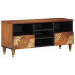 vidaXL TV-kast 100x33x46 cm Massief Mangohout, Verzenden