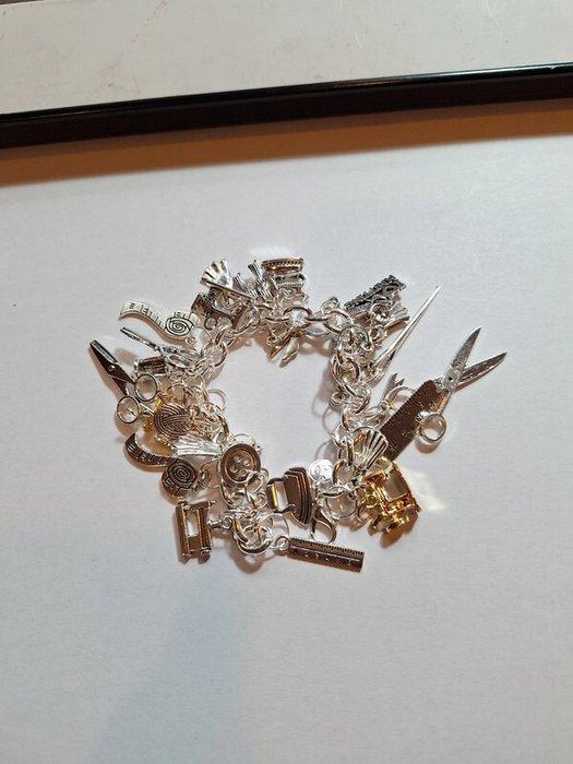 Zonder Minimumprijs - Armband Zilver - charms de sjaal, Handtassen en Accessoires, Armbanden