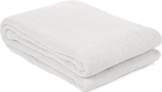 2dekans | Gele ICA bedsprei - Helder Wit - 270 x 260 cm, Huis en Inrichting, Slaapkamer | Beddengoed, Ophalen of Verzenden