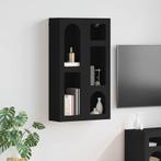 vidaXL Hangkast met plank Zwart 59 x 20 x 100 cm Bewerkt, Huis en Inrichting, Kasten | Overige, Verzenden, Nieuw