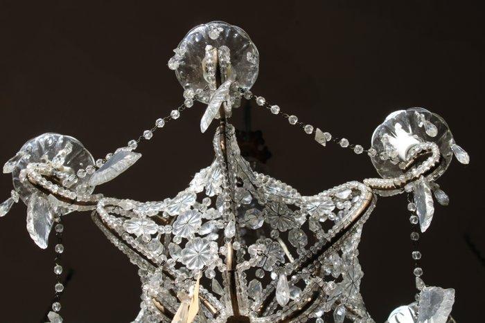 Kroonluchter - Kristal - Kristallen kandelaar, Antiek en Kunst, Curiosa en Brocante