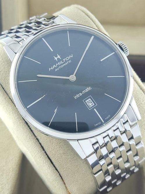 Hamilton - Intra-Matic - Zonder Minimumprijs - H38755131 -, Handtassen en Accessoires, Horloges | Heren