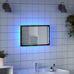 vidaXL Badkamerspiegel met LED 60x8,5x38 cm bewerkt hout, Huis en Inrichting, Verzenden, Nieuw