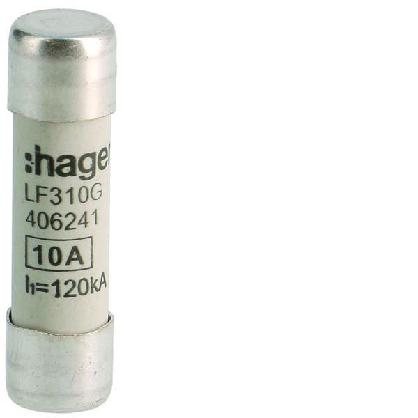 Hager Industriële Cilindrische Zekering 10A 500V 10x38mm -, Doe-het-zelf en Bouw, Elektriciteit en Kabels, Verzenden