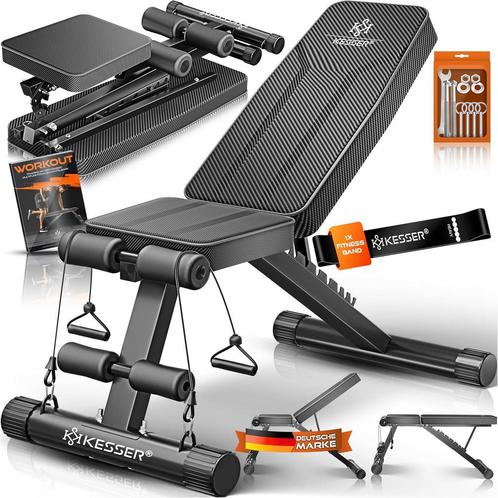 Halterbank - fitnessbank - multifunctionele trainingsbank, Sport en Fitness, Fitnessmaterialen, Verzenden