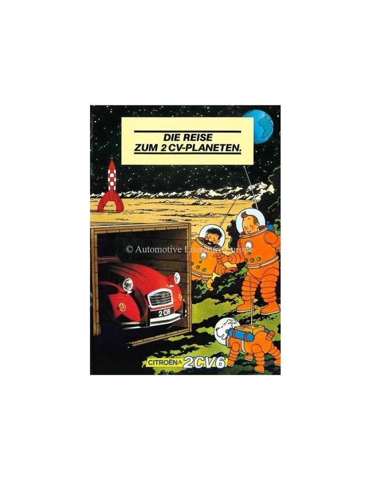 1983 CITROEN 2CV6 BROCHURE DUITS, Boeken, Auto's | Folders en Tijdschriften
