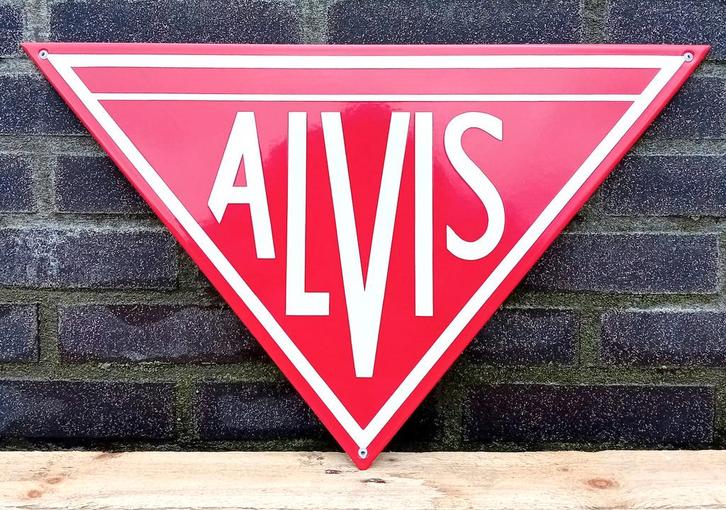 Alvis 55x33 cm, Verzamelen, Merken en Reclamevoorwerpen, Verzenden