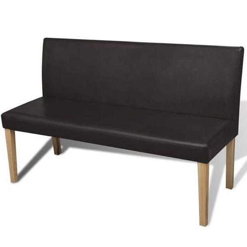Bankje Grenenhout Donkerbruin | Retour Deal | Klassiek De..., Huis en Inrichting, Zetels | Zetels, Minder dan 150 cm, Minder dan 75 cm