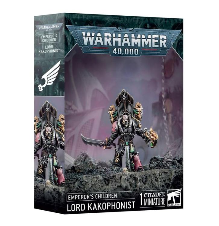 Emperors Children Lord Kakophonist (Warhammer 40.000 nieuw), Hobby en Vrije tijd, Wargaming, Ophalen of Verzenden