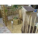 Clôture en châtaignier pour le jardin et les animaux -, Tuin en Terras