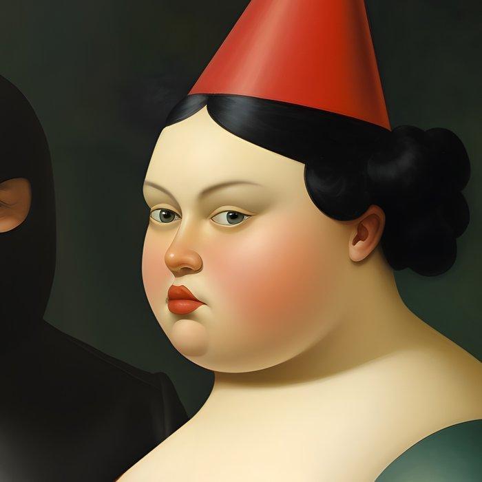 Le Yack - Domination Botero, Antiek en Kunst, Kunst | Designobjecten