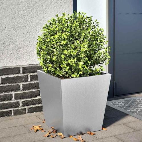 vidaXL Plantenbank 40x40x40 cm gegalvaniseerd staal, Tuin en Terras, Bloempotten, Nieuw, Verzenden