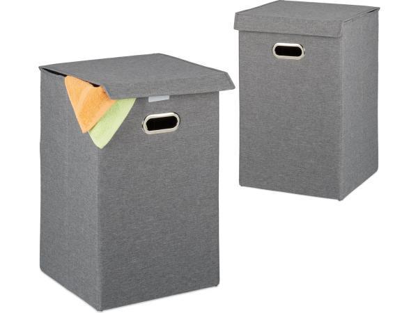 Veiling - Opvouwbare wasmand - set van 2, Huis en Inrichting, Woonaccessoires | Schalen en Manden, Nieuw