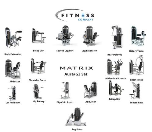 Matrix Aura/G3 Set | 17 Krachtapparaten, Sport en Fitness, Fitnessmaterialen, Overige typen, Nieuw, Verzenden