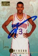 1996 Skybox Allen Iverson #85 - Autograph Card - Rookie Card