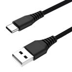 Nylon USB Type-C Kabel - USB Type-C naar USB-A kabel - 0.25m, Telecommunicatie, Nieuw
