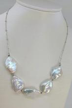 Zonder Minimumprijs - Halsketting Zilver - 18x22 mm, Handtassen en Accessoires, Kettingen, Nieuw