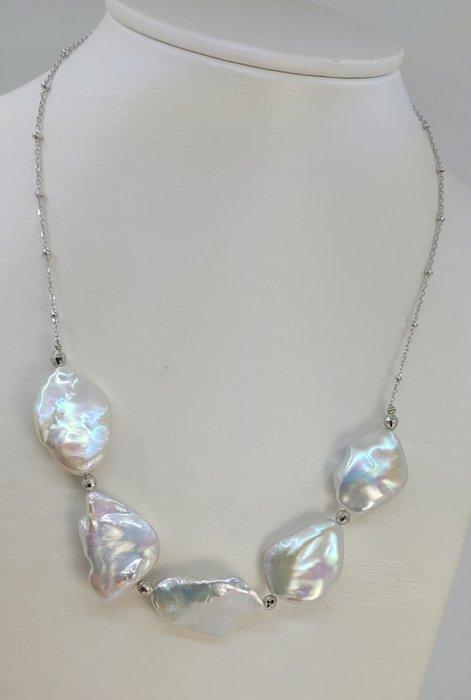 Zonder Minimumprijs - Halsketting Zilver - 18x22 mm, Handtassen en Accessoires, Kettingen