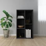 vidaXL Boekenkast/dressoir 50x25x80 cm bewerkt hout zwart, Huis en Inrichting, Kasten | Boekenkasten, Nieuw, Verzenden