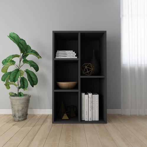 vidaXL Boekenkast/dressoir 50x25x80 cm bewerkt hout zwart, Maison & Meubles, Armoires | Bibliothèques, Envoi