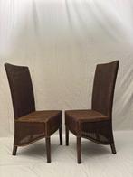 Lloyd Loom - Stoel - Riet/Hout - Twee stoelen