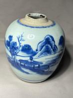 Petit Pot à Gingembre - Blauw & Wit (Verkocht zonder, Antiek en Kunst