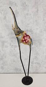 Beeldje, Dali style olifant - 62 cm - Metaal,