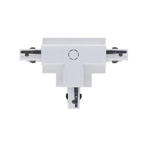 Luxar Inbouw 3 Fase T-Vorm Connector Right-1 Wit, Huis en Inrichting, Lampen | Plafondlampen, Nieuw, Verzenden