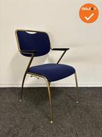 Brunner Vergaderstoel - Blauwe stoffering, Vergader- of Presentatieruimte, Ophalen of Verzenden, Gebruikt, Stoel