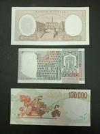 Italië. - 2 x 10.000 + 100.000 Lire 1962/1976/1994 (Zonder