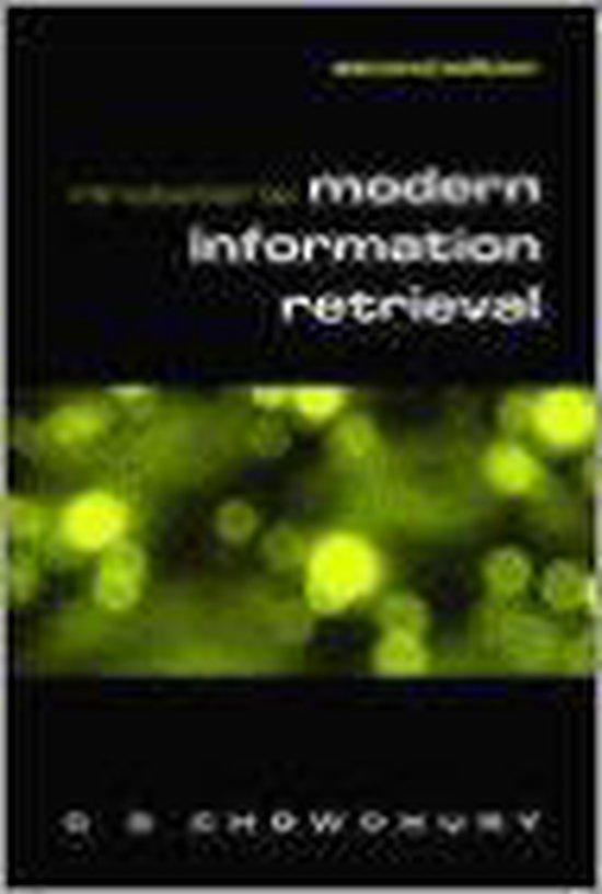 Introduction to Modern Information Retrieval 9781856044806, Livres, Langue | Anglais, Envoi