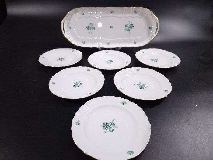 Herend - Dessertservies (7) - Porselein - Grote, Antiek en Kunst, Antiek | Meubels | Tafels