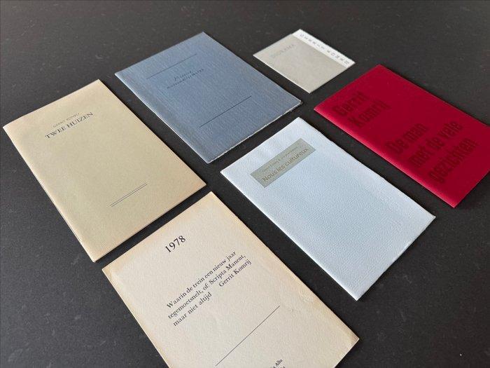 Gerrit Komrij - Lot met 6 bibliofiele uitgaven - 1978-2014, Antiek en Kunst, Antiek | Boeken en Manuscripten