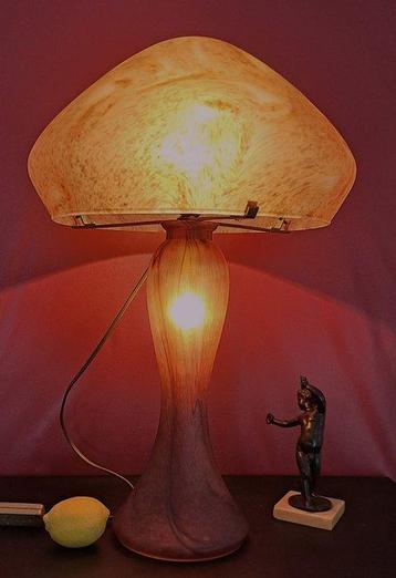 Lampe - Lampe champignon - Verre - Lampe Champignon.
