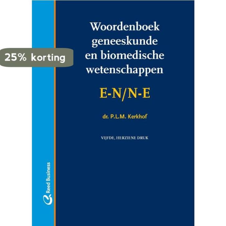 Woordenboek geneeskunde en biomedische wetenschappen E-N /, Livres, Science, Envoi