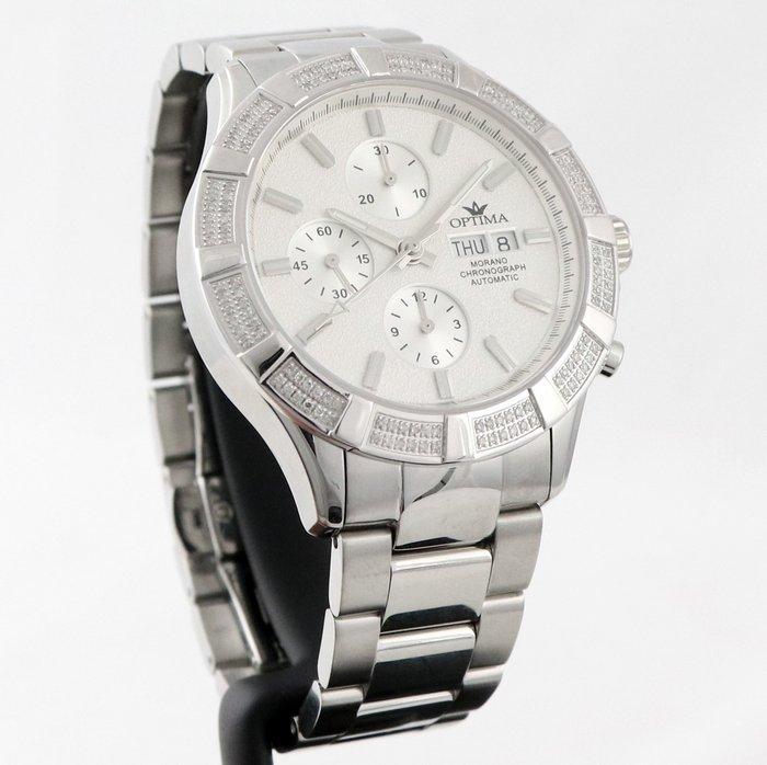 Optima - MORANO Diamond Valjoux automatic - OSA464-SS-D-1 -, Handtassen en Accessoires, Horloges | Heren