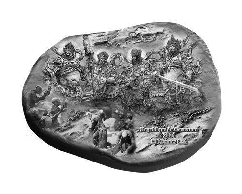 Kameroen. 500 Francs 2024 Wukong Monkey King, 20g (.999), Postzegels en Munten, Munten | Europa | Niet-Euromunten
