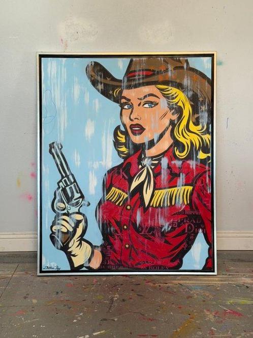 Dillon Boy (1979) - DBoys Original Classic Western Graffiti, Antiek en Kunst, Kunst | Schilderijen | Modern