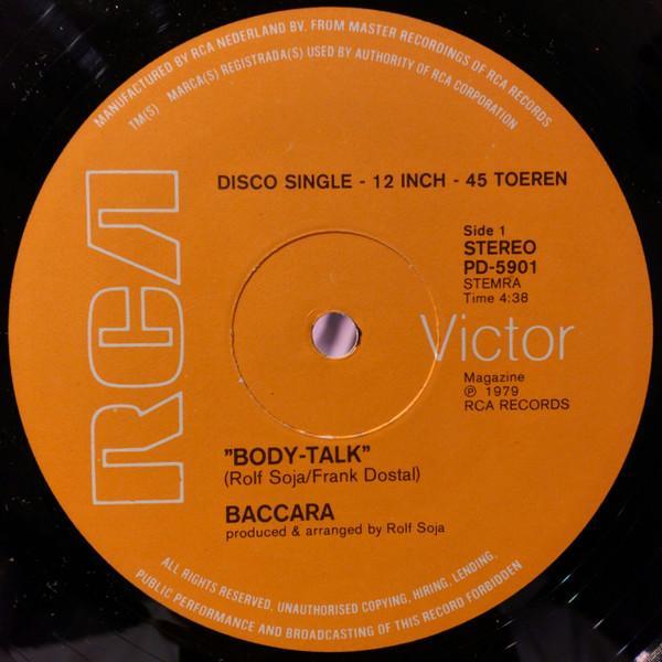 Baccara - Body-Talk, Cd's en Dvd's, Vinyl | Pop, Gebruikt, Verzenden