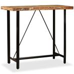 vidaXL Bartafel 120x60x107 cm massief gerecycled hout, Verzenden, Nieuw