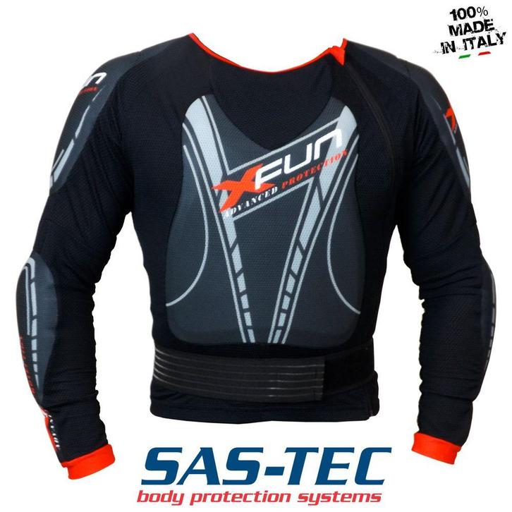 X-Fun X Project harnas bodyprotector zwart Maat S/M, Motoren, Onderdelen | Overige, Verzenden